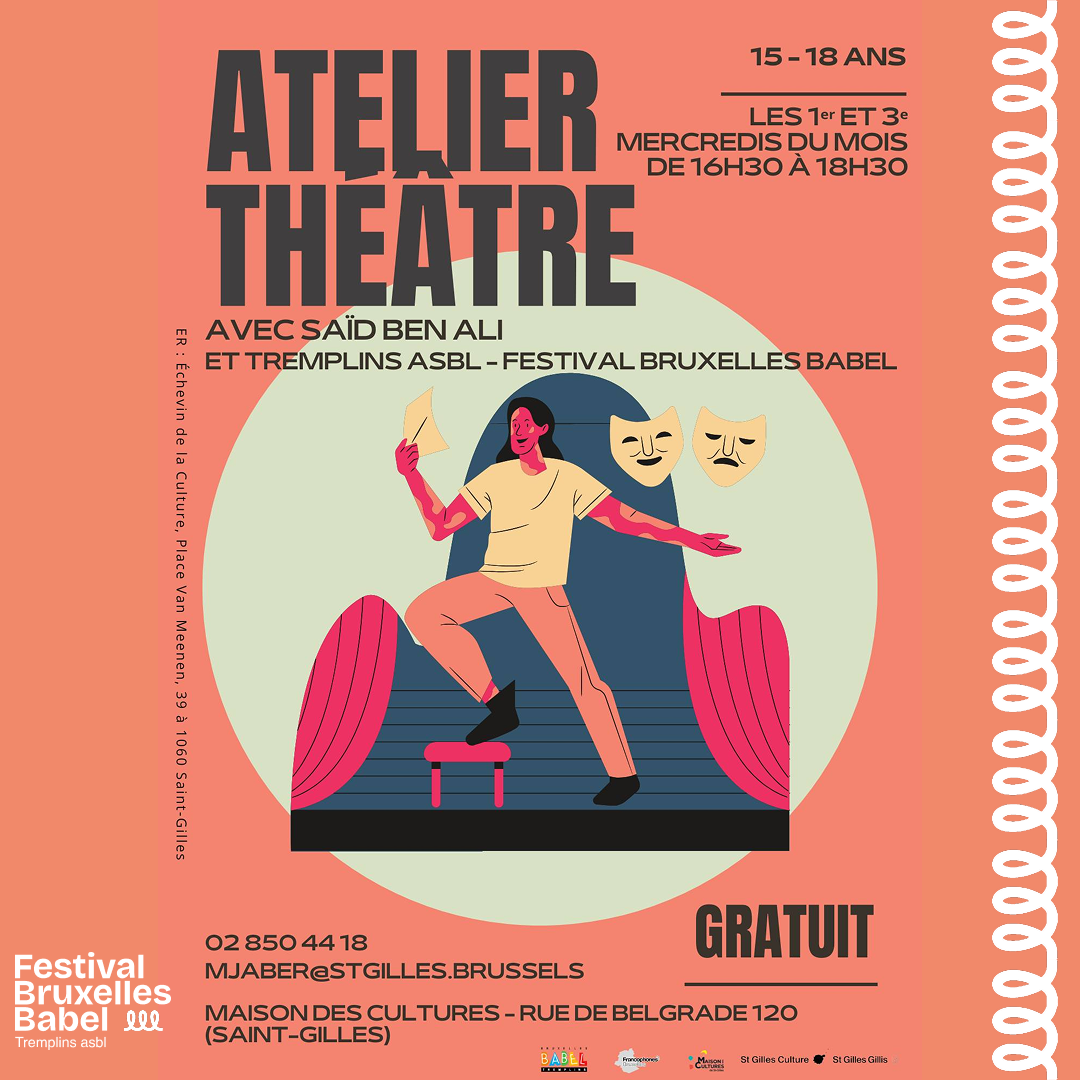 Atelier théâtre à Saint-Gilles